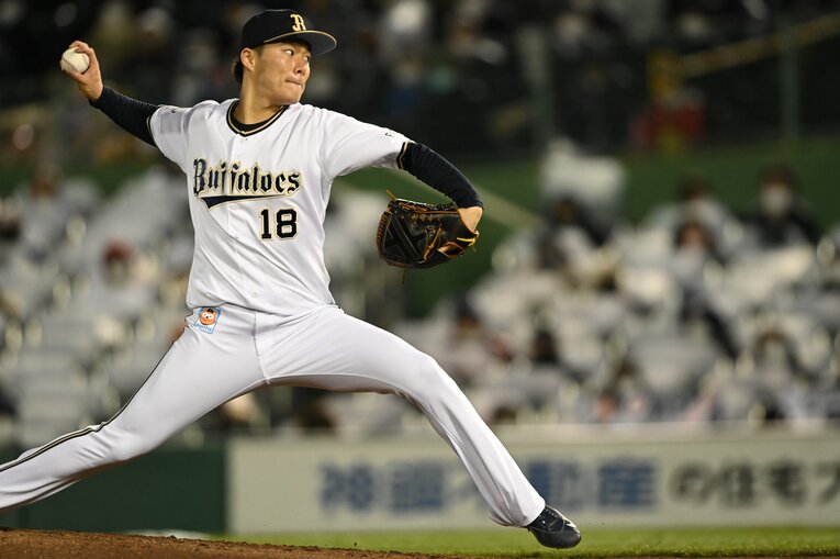 満場一致で沢村賞に選ばれたオリックス、山本由伸（23歳）　©Naoya Sanuki