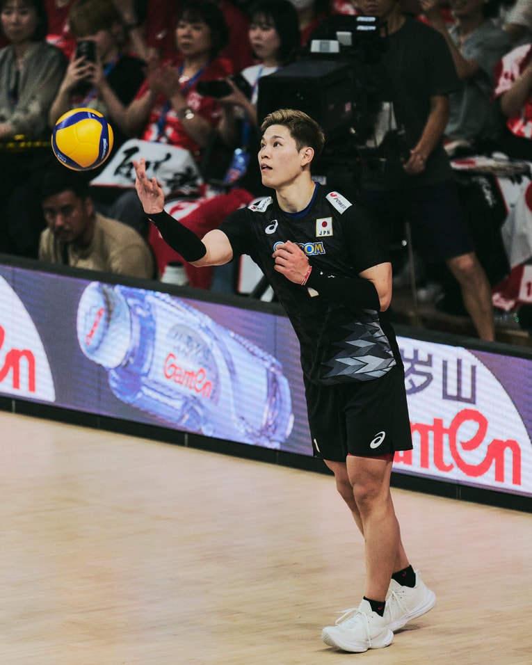 西田有志（VNLスロベニア戦）©︎Yuki Suenaga