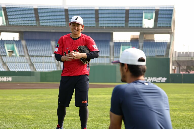 2月20日のダルビッシュと宮城のトレーニング