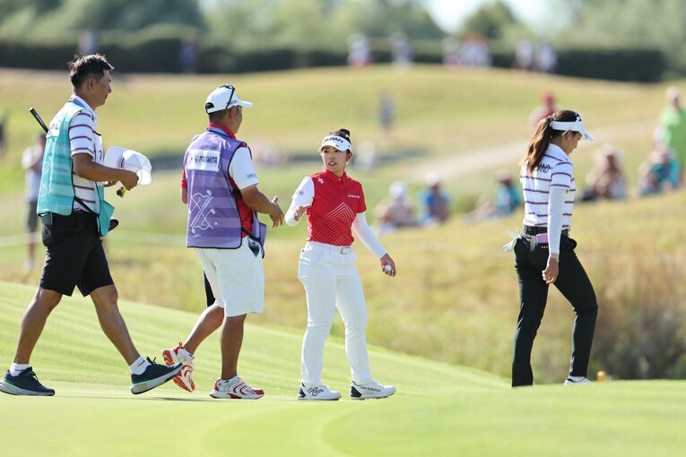 最終日までメダル争いを演じた山下美夢有　©︎Tetsuya Higashikawa/JMPA
