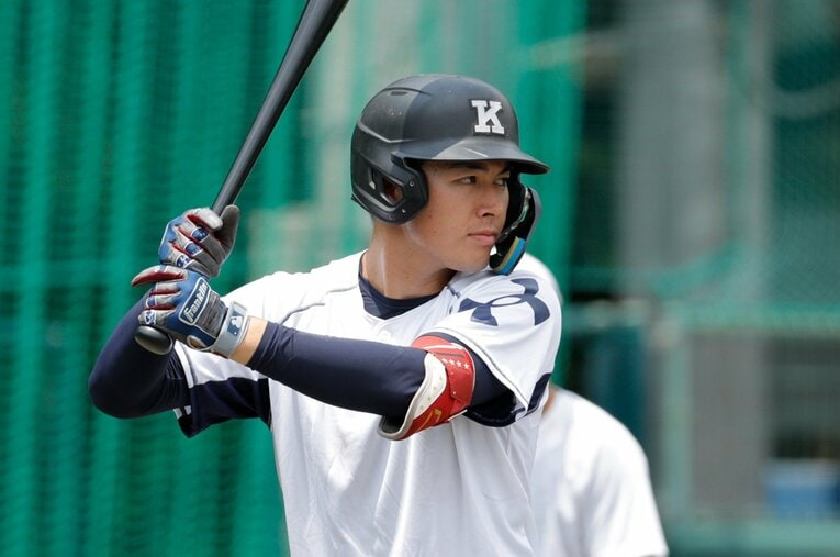 ドラフトでは惜しくも指名漏れとなった慶大・清原正吾選手。一方で、あるスカウトは彼が日本の野球界に与えた功績について語ってくれた　©Shigeki Yamamoto