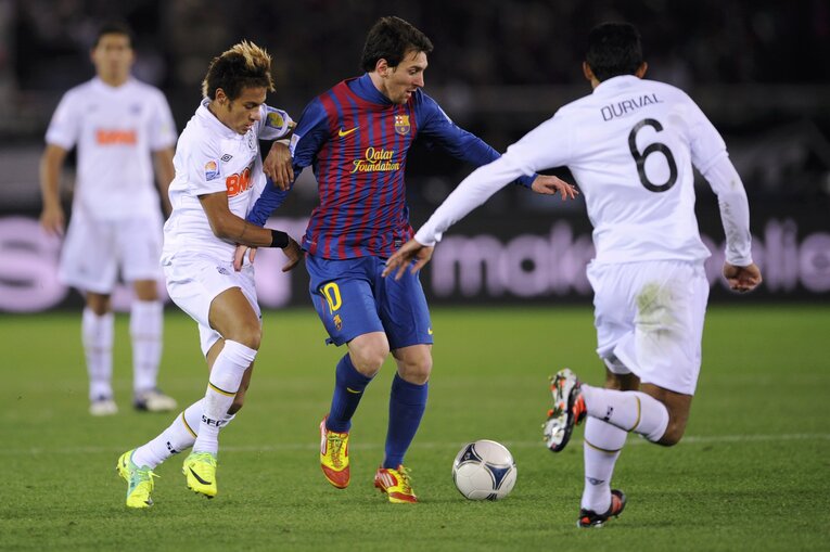 メッシvsネイマール　©Takuya Sugiyama