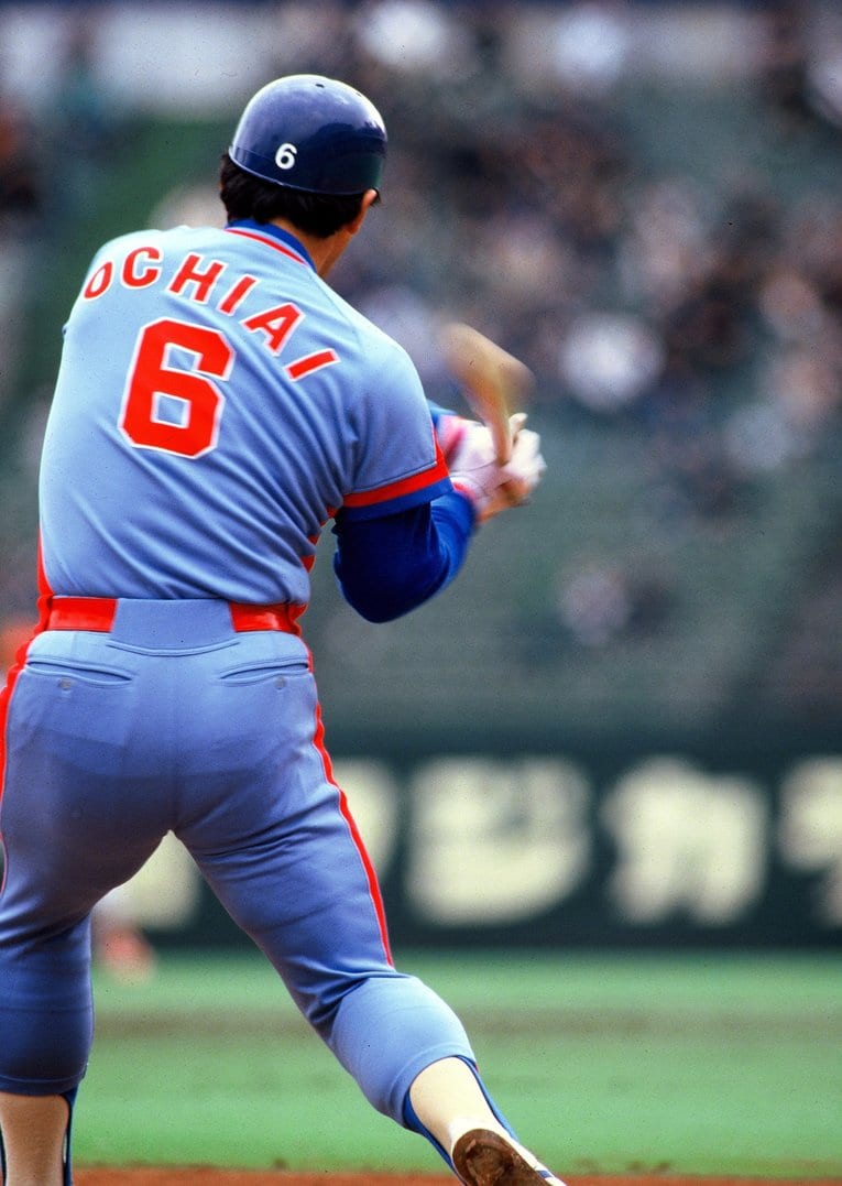 1987年のシーズン、ロッテから中日へ移籍した落合博満　©BUNGEISHUNJU