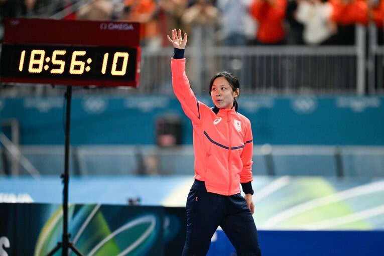 表彰台で悔しさが込み上げてきたという高木　©Asami Enomoto/JMPA