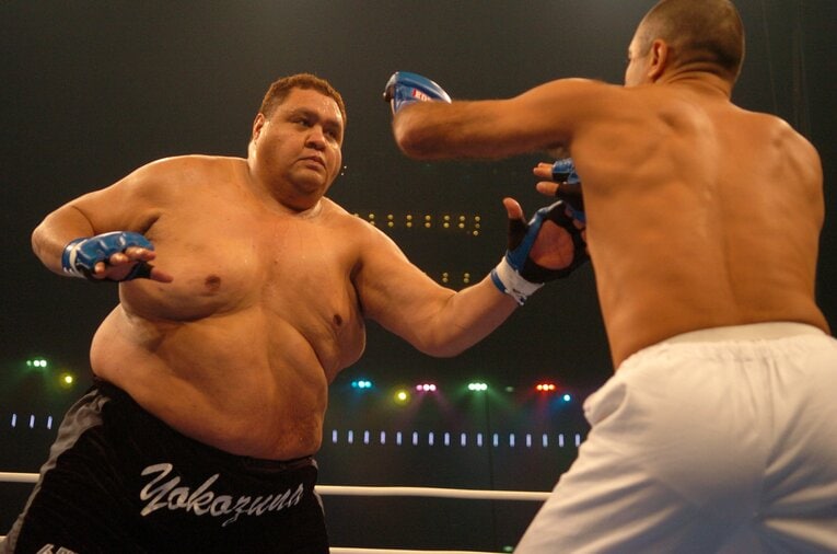 曙vs.ホイス・グレイシー　©Essei Hara