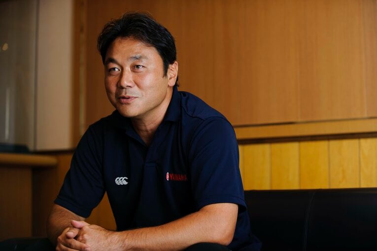 父である克幸氏は日本ラグビー界のレジェンドだ（2011年撮影）©︎Asami Enomoto