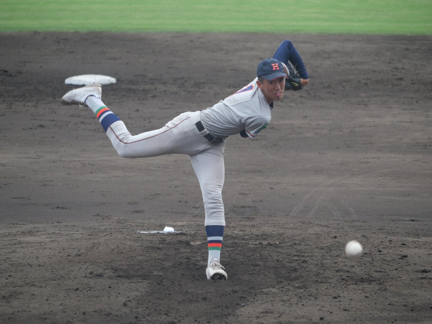 多くのスカウトが視察に訪れているという黒田将矢（八戸工大一）©︎PABB-lab.