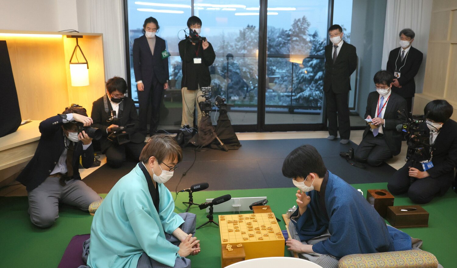 王将戦第4局（代表撮影）　©JIJI PRESS