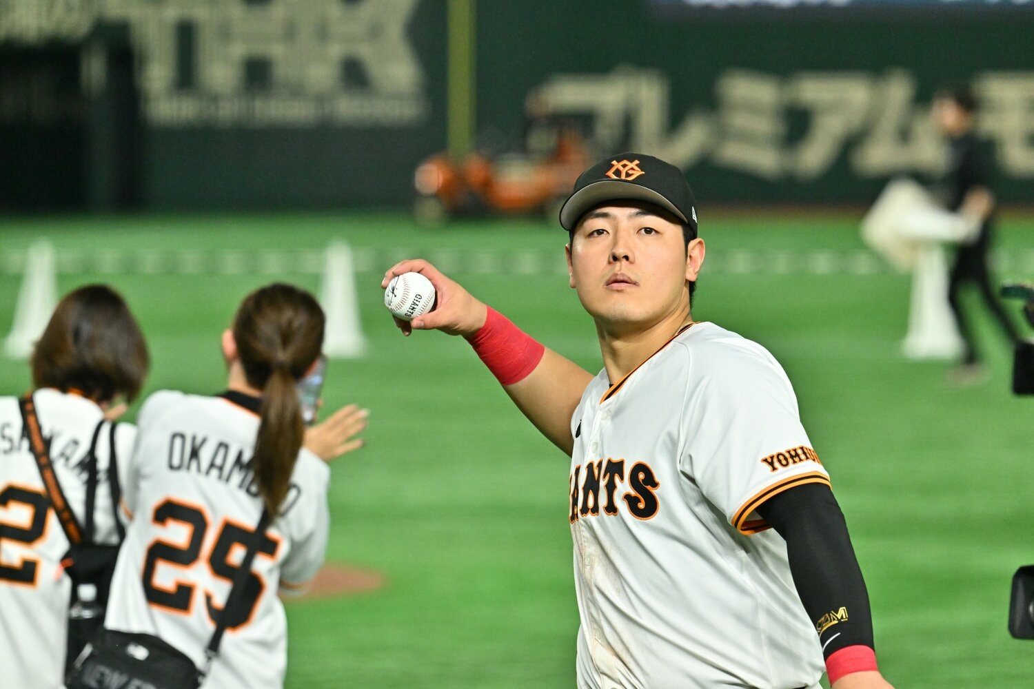 規定打席未達で見回しても、主だった3割打者は岡本しかいない ©Hideki Sugiyama