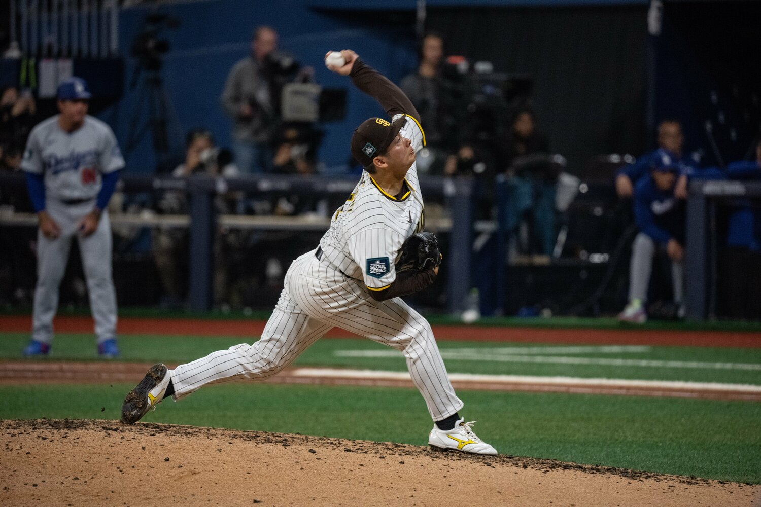 昨年は韓国での開幕戦に登板した　©Nanae Suzuki