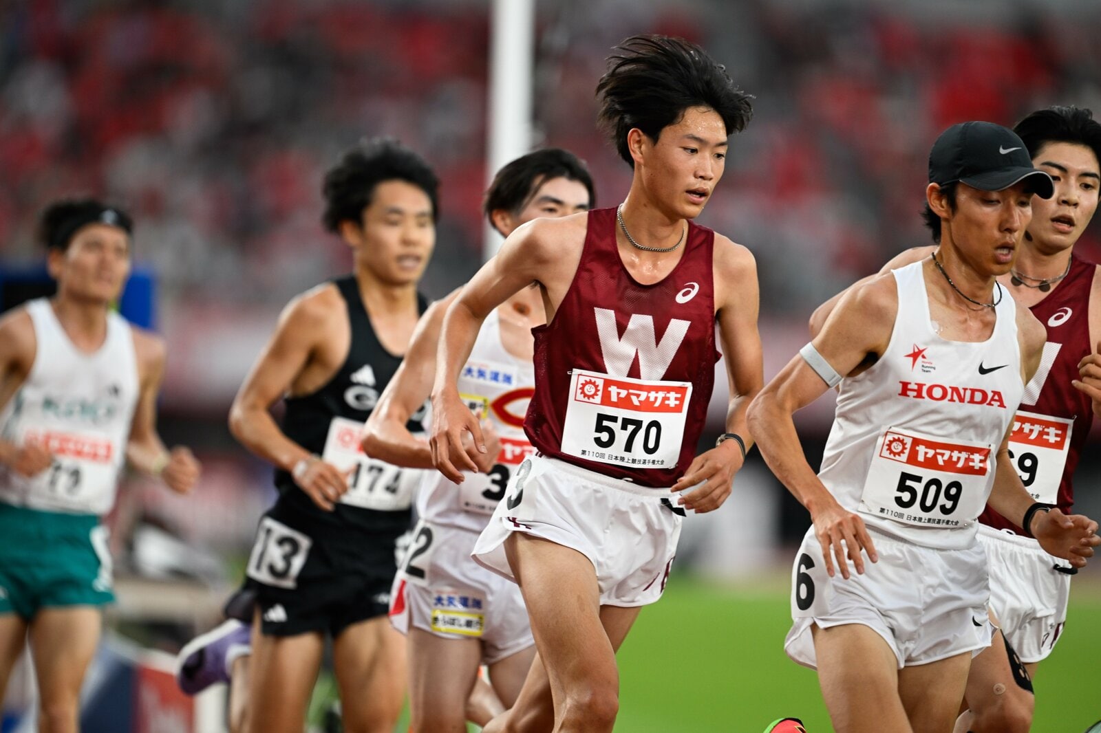 日本選手権では増子や中大・岡田らに競り勝った　photograph by Asami Enomoto