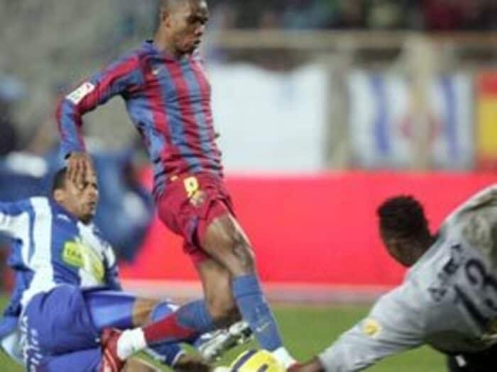 エトーはそれでも得点王を目指す。＜Number Web＞ photograph by Tomohiko Suzui