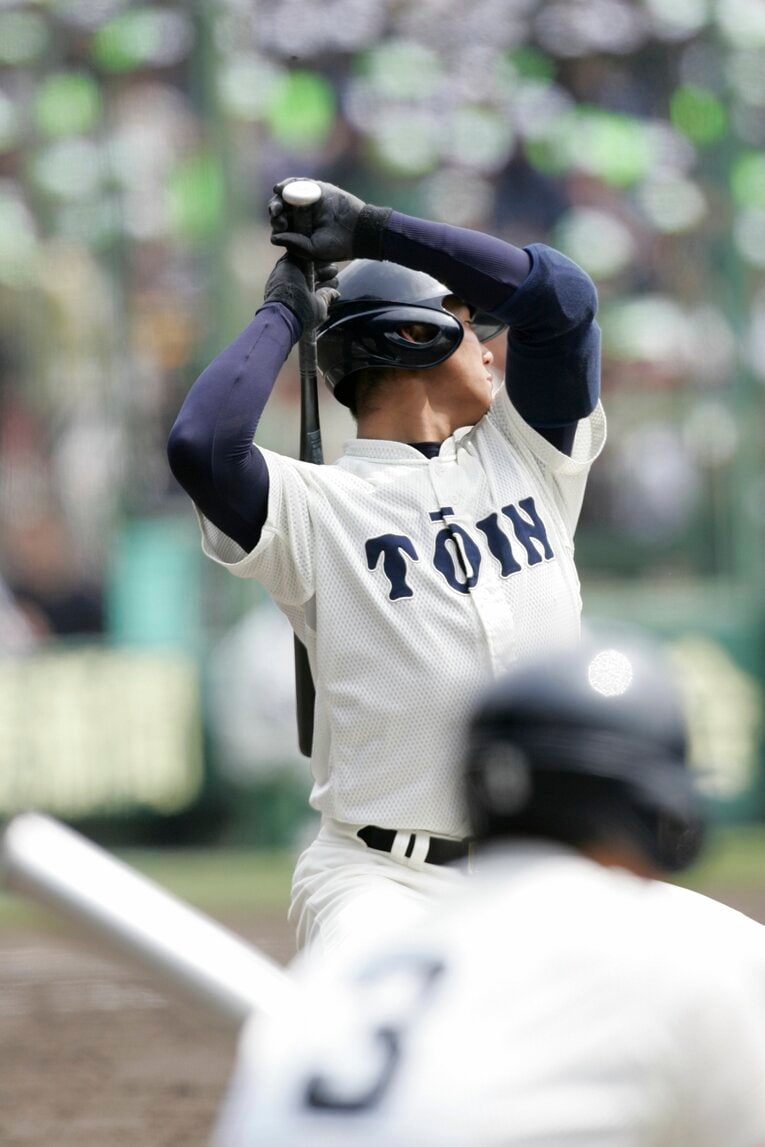 大阪桐蔭・中田翔（2007年センバツ）　©︎Himeno Sugiyama