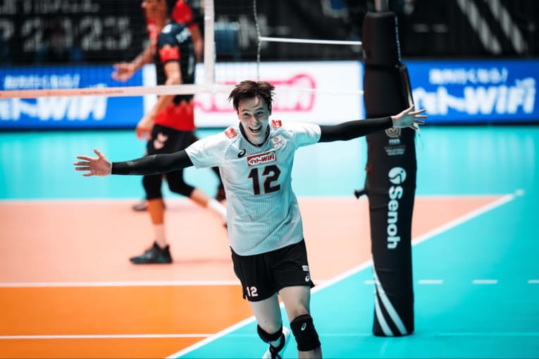 高橋藍　©︎FIVB