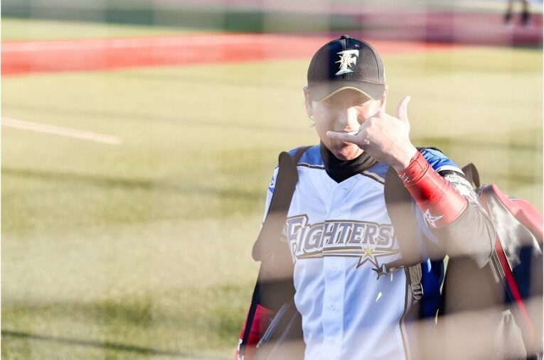 2020年トライアウトの新庄ビッグボス　©Nanae Suzuki