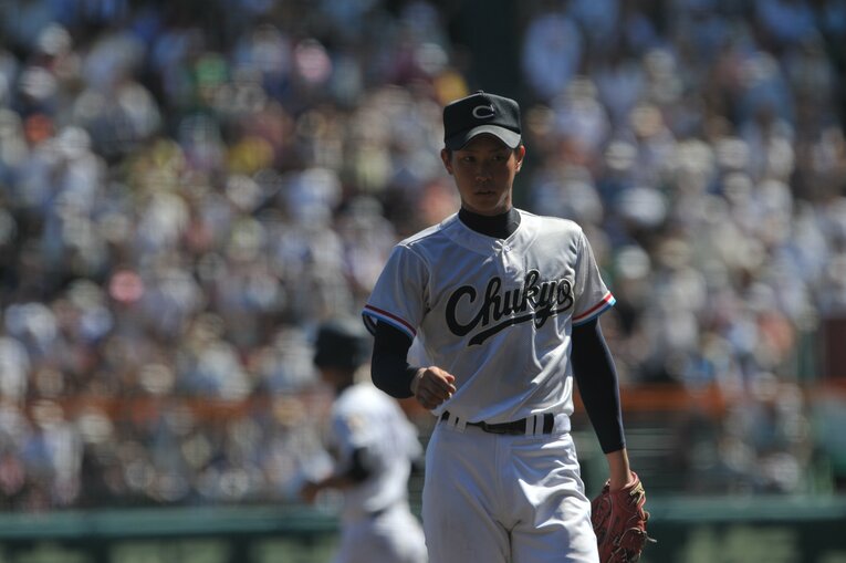 中京大中京のエースだった堂林。ただ、日本文理ナインは投手としての堂林にそれほどの恐れは抱いていなかった　©︎BUNGEISHUNJU