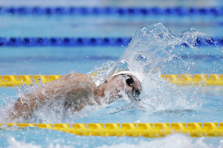自由形金メダル候補の松元（2019年撮影）©Getty Images
