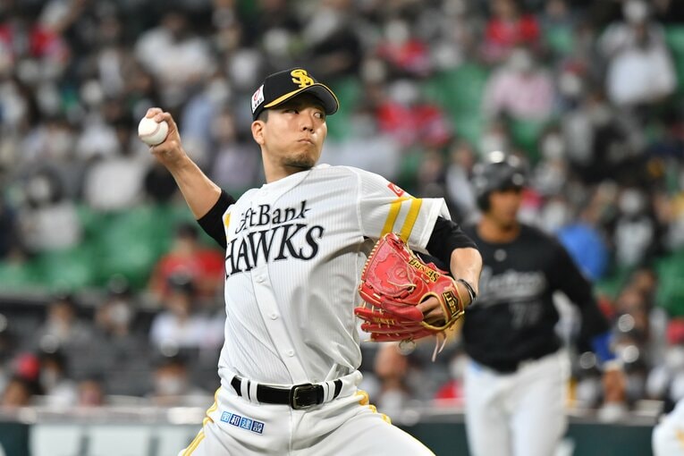 ソフトバンクで日本屈指のピッチャーに成長し、現在はニューヨーク・メッツ所属の千賀滉大 ©Hideki Suigiyama