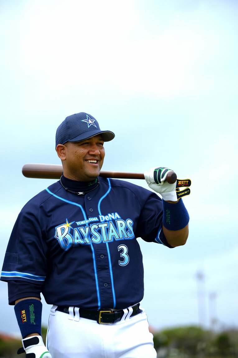 DeNAに移籍してきた2012年のラミレス　©Asami Enomoto