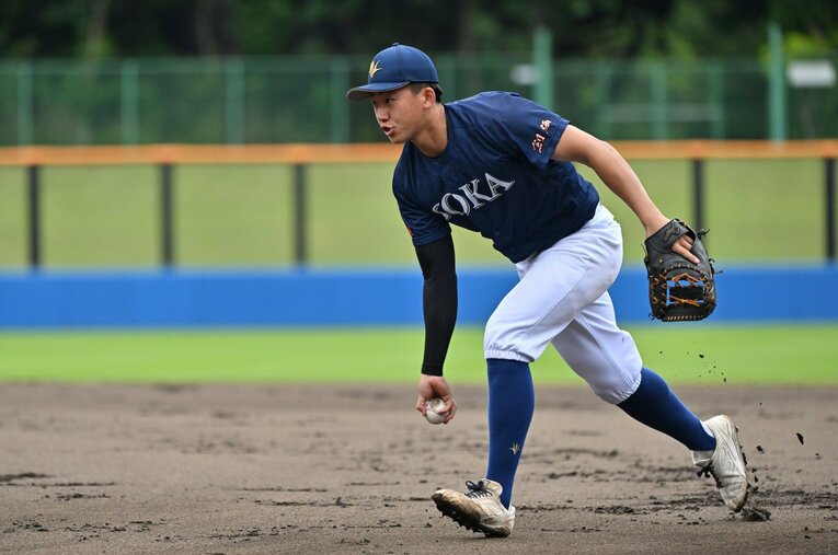 走攻守そろったポテンシャルを高く評価される創価大・立石正広　©︎Hideki Sugiyama