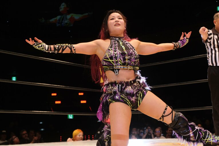 「日本スタイルも出し切った」イヨ・スカイが“WWEでは使えない大技”を…林下詩美が女子プロレス新団体で叶えた夢「今日は紫雷イオが見れた」(77)