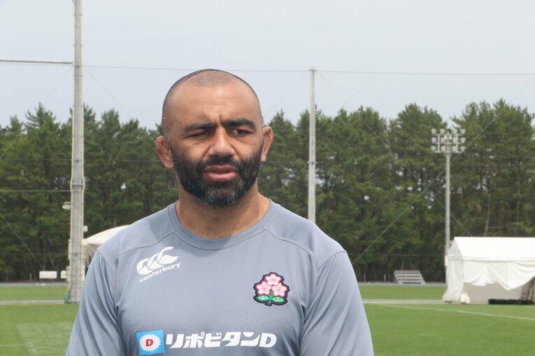 宮崎合宿でのリーチマイケル　©︎Nobuhiko Otomo