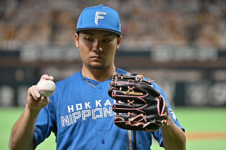 14勝をあげ最多勝に輝いた日本ハムの伊藤大海。だが、新庄監督との「約束の15勝」にはあと1勝届かなかった　©Hideki Sugiyama