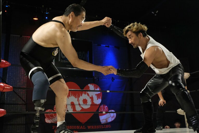 「hotシュシュ」プレ旗揚げ戦では勝村周一朗と対戦　©Norihiro Hashimoto