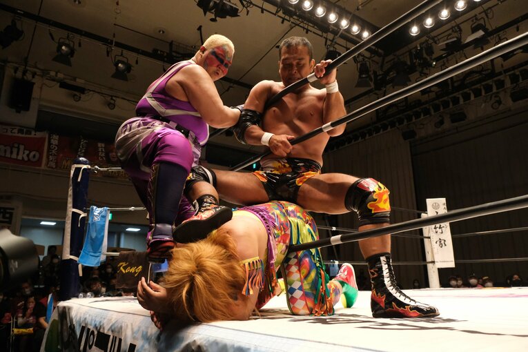 4月29日のディアナ後楽園。大谷の代わりに盟友・田中将斗が出場した