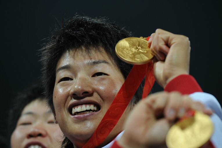 北京五輪での熱闘　©JMPA