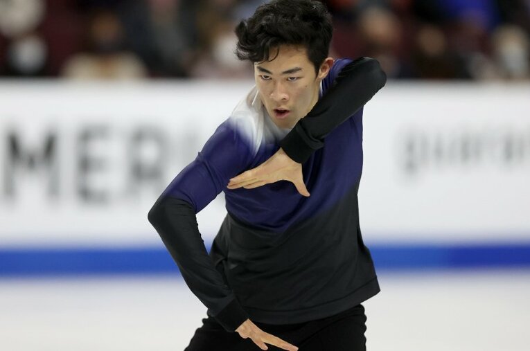 スケートアメリカでは総合3位に終わったネイサン・チェン。しかし王者はすでに北京五輪を見据えている ／ photograph by Getty Images