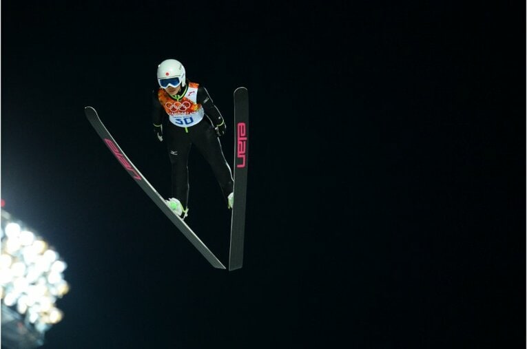 ソチ五輪時の高梨沙羅©Asami Enomoto/JMPA