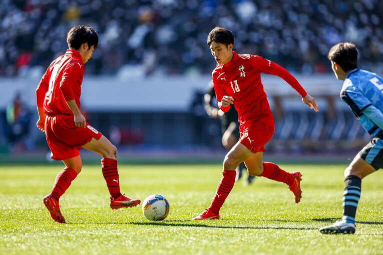 神村学園・福田師王　©︎Kiichi Matsumoto