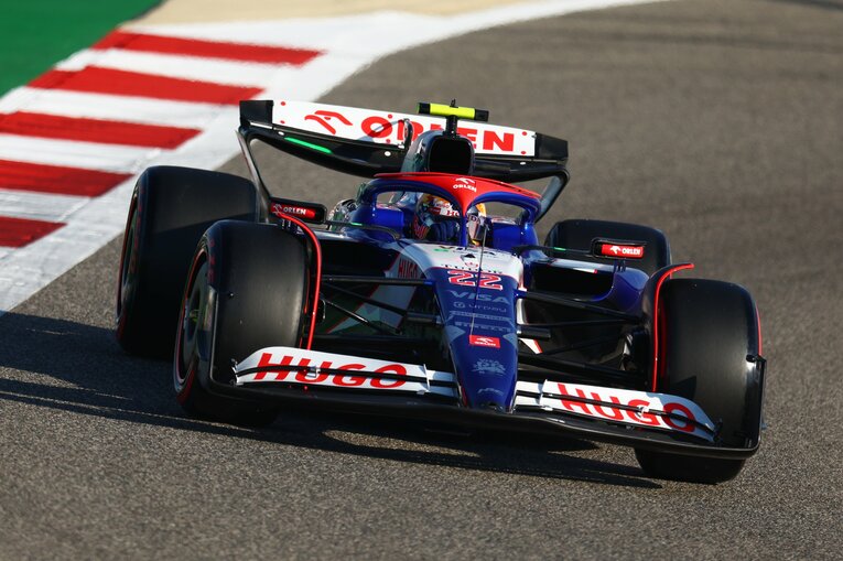 角田裕毅が走らせる、ビザ・キャッシュアップRBの2024年の新車VCARB 01　©Getty Images / Red Bull Content Pool