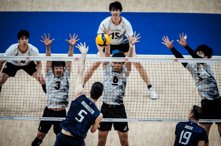 VNLイタリア戦　©︎Volleyball World