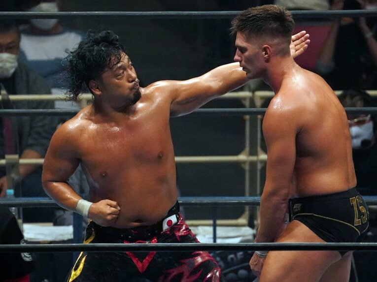 ザック・セイバーJr.を退けた鷹木。王者の絶頂期はまだまだ終わらない