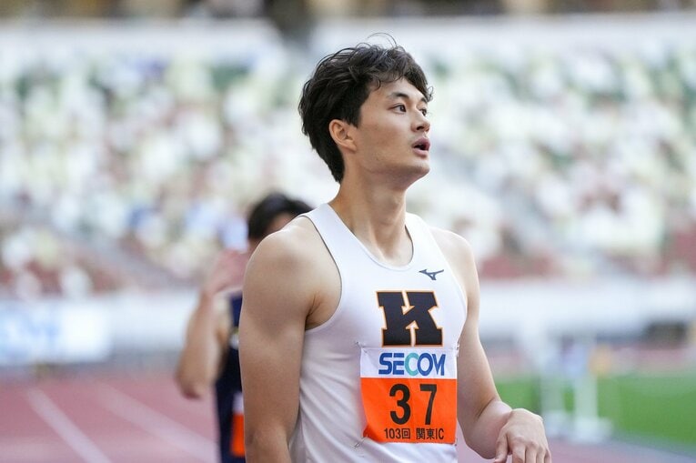 関東インカレではフラットレースの400ｍでも好記録をマーク　©Satoshi Wada