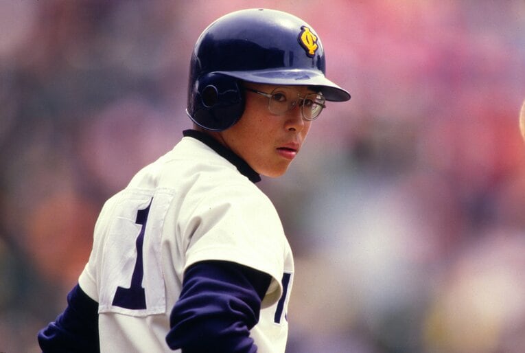 伊野商業・渡辺智男　©︎Katsuro Okazawa/AFLO