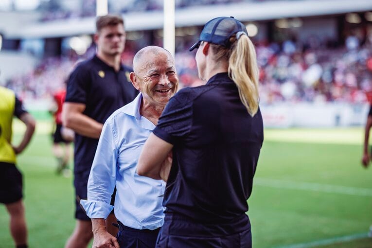 エディー・ジョーンズHC　©︎Kiichi Matsumoto