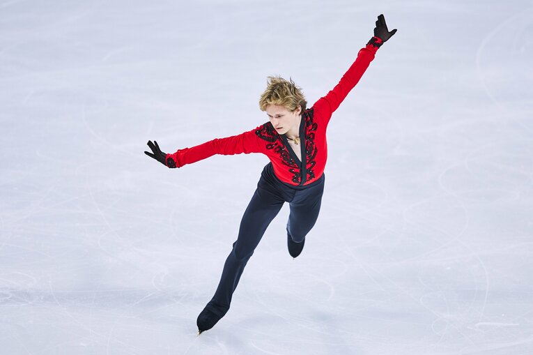 フランス大会SPでの演技　©Getty Images