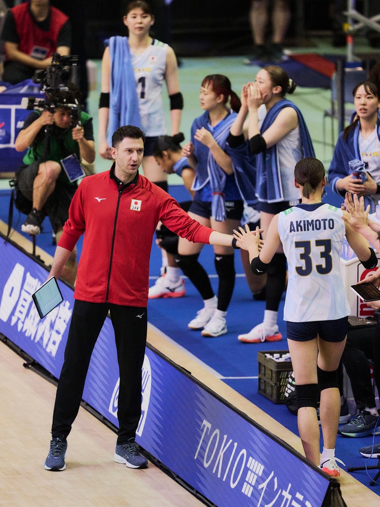 バレーボールネーションズリーグ 韓国戦　©︎Yuki Suenaga