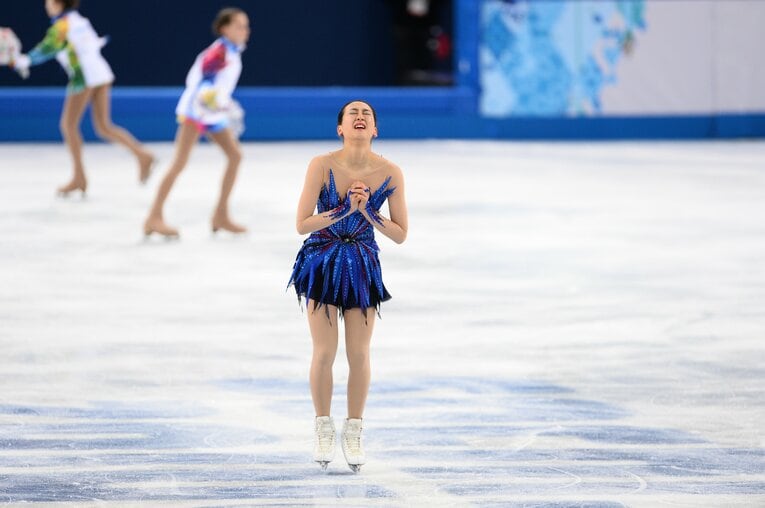 【五輪フィギュアの魔物】ソチ五輪での浅田真央（写真は右に続きます）　©Asami Enomoto/JMPA