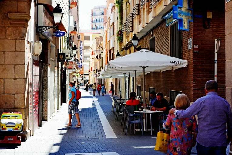 久保がビジャレアルに在籍した頃に撮影した街並み