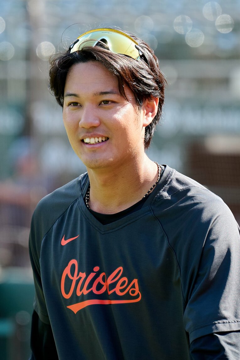 表情も明るくなった？　投球成績も向上した藤浪　©JIJI PRESS