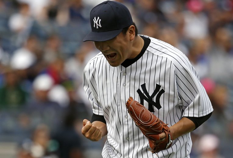 ヤンキースで長らく主戦投手の座を守った田中将大©Getty Images
