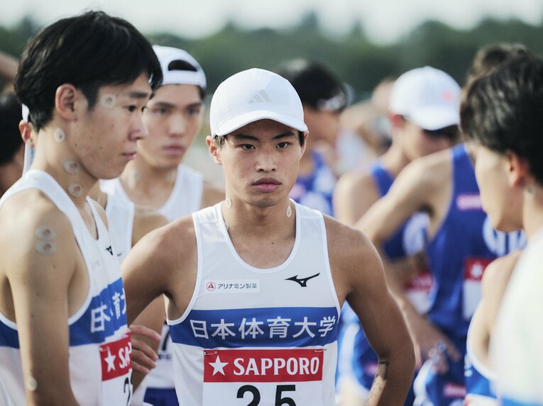予選会での日体大　©Yuki Suenaga