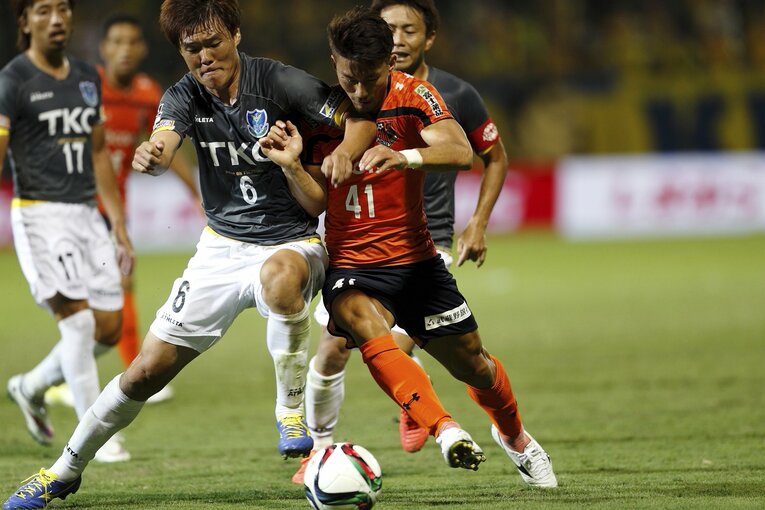 大宮アルディージャ時代の家長昭博（2015年）©︎Kiichi Matsumoto