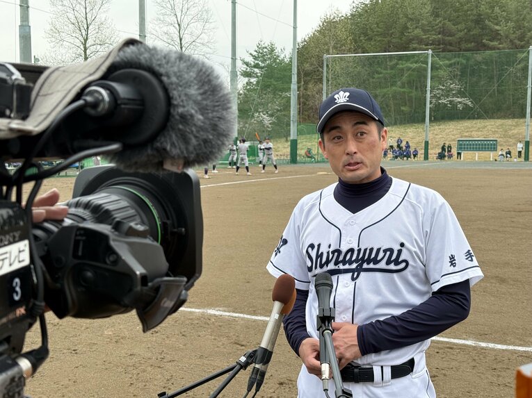 【盛岡白百合学園】野球部の様子　©Yuji Yanagawa