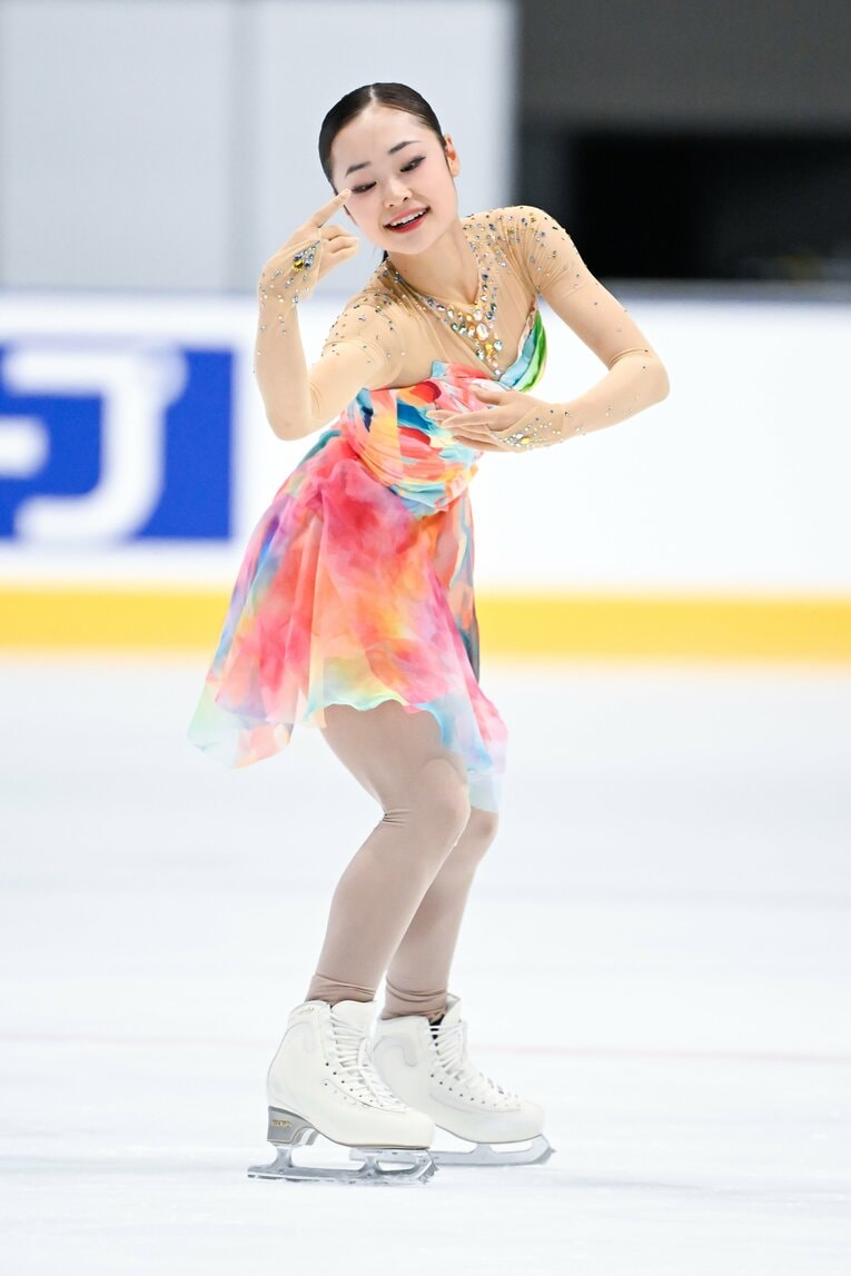 木下グループ杯、島田麻央のFS演技　©️Asami Enomoto