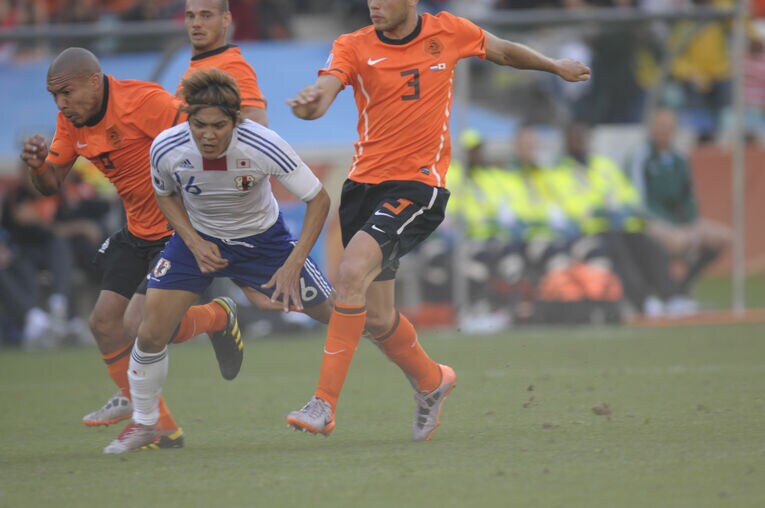 2010年南アフリカW杯　©︎Takuya Sugiyama/JMPA